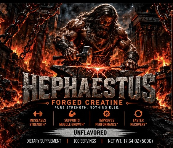 COMING SOON - Hephaestus Forged Creatine – Unflavored | Pure Strength. Nothing Else.